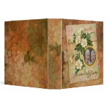 Heirloom Rose 50th Anniversary Personalized Photo Vinyl Binder