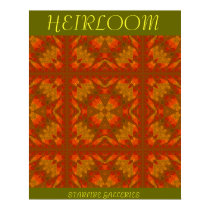 HEIRLOOM SERIES #1 FALL FLOWERS posters