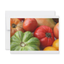 Heirloom Tomatoes Custom Invitations