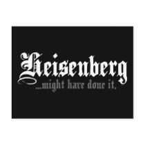 Heisenberg... Post Card