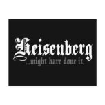 Heisenberg... Post Card