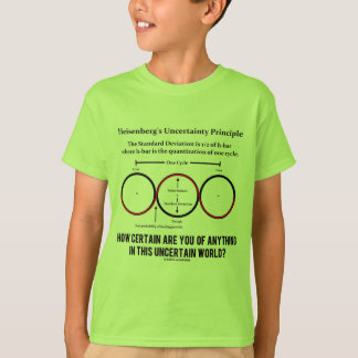 heisenberg uncertainty principle t shirt