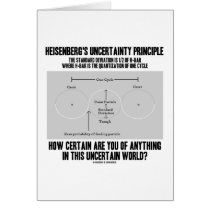 Heisenberg's Uncertainty Principle (Quantum) Cards