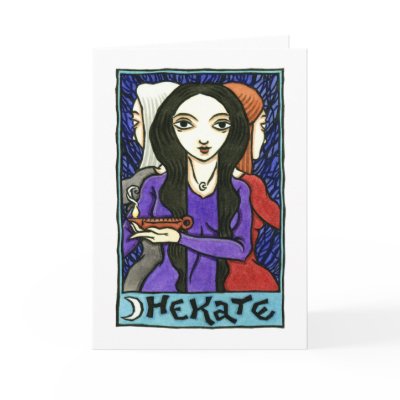 Hekate Greeting Card by ThaliaTook