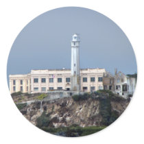 Helaine's Alcatraz Round Stickers