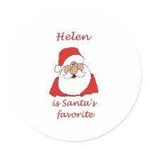 helen Christmas stickers