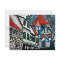 Helen GA vacation paradise German town Georgia art invitations by dereklovessheila Helen GA vacation paradise German town Georgia art invitations