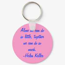 Helen Keller keychain