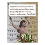 Helen Keller Quote Collage Postcard