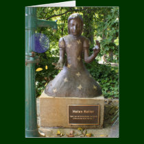 Helen Keller Statue cards