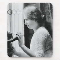 Helen Keller Watering Plants Portrait Usepad