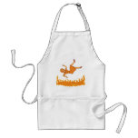 Helen Over Flames Aprons