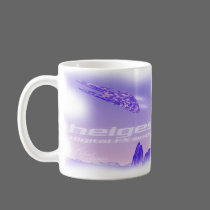 HELGESTYLE Sci-Fi MANTA-RAE SPACESHIP LOGO MUG