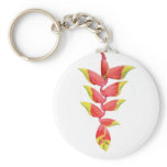 Heliconia Branch Keychain