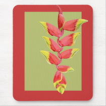 Heliconia Branch Mousepad