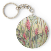 Heliconia Bush Key Chains