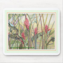 Heliconia Bush mousepads
