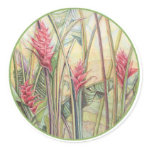 Heliconia Bush stickers