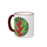Heliconia Graphic Coffee Mugs
