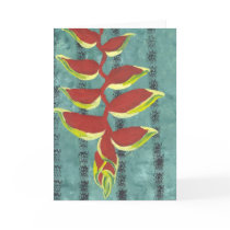 Heliconia Notecard
