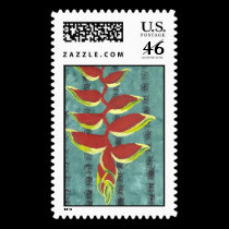 Heliconia stamps
