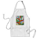 Heliconia Tropical Flower Painting - Multi Aprons