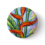 Heliconia Tropical Flower Painting - Multi Pins
