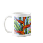 Heliconia Tropical Flower Painting - Multi Mugs
