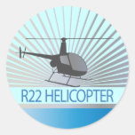 Helicopter Aircraft Sticker