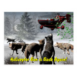 Helicopter Ben is Back Again! Postcard