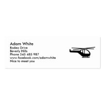 Helicopter Business Card Templates