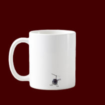 Helicopter Coffee Cup Flying Chopper Mugs Glasses mugs