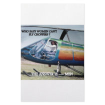 HELICOPTER HUMOR 1 STATIONERY