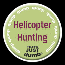 Helicopter Hunting stickers
