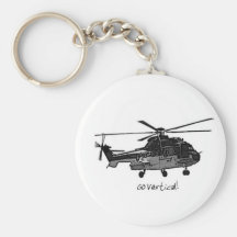 Helicopter Key Chain
