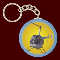 Helicopter Key Chain Keepsake & Helicopter Gifts keychains