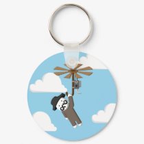 Helicopter Man keychains