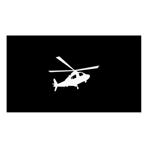 Helicopter Pilots Business Card Template