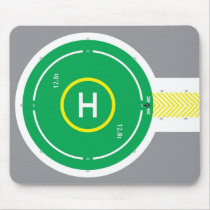 HeliDECK Mouse Pad Green oneway