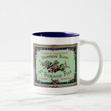 Heliotrope Blanc Perfume Label Mugs