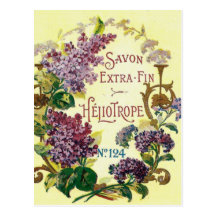 Heliotrope Savon Postcard