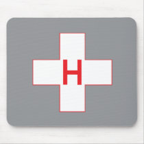 Helipad Mouse Pad Hospital 2