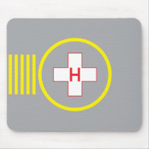 Helipad Mouse Pad Hospital 5