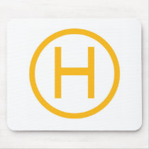 Helipad Mousepad by AshDav Helipad Mousepad