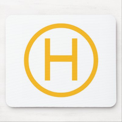 Helipad Mousepad by AshDav
