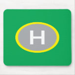 helipad, mousepad, green, rc, helicopter,