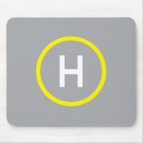 Helipad Mousepad Grey