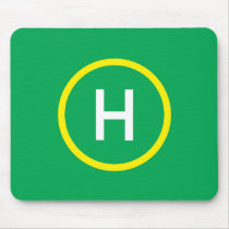 Helipad Mousepad Solid Green