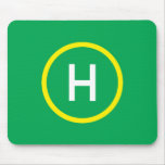 helipad, mousepad, solid, green, rc, helicopter,