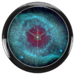 Helix Nebula in space Aquarium Clock